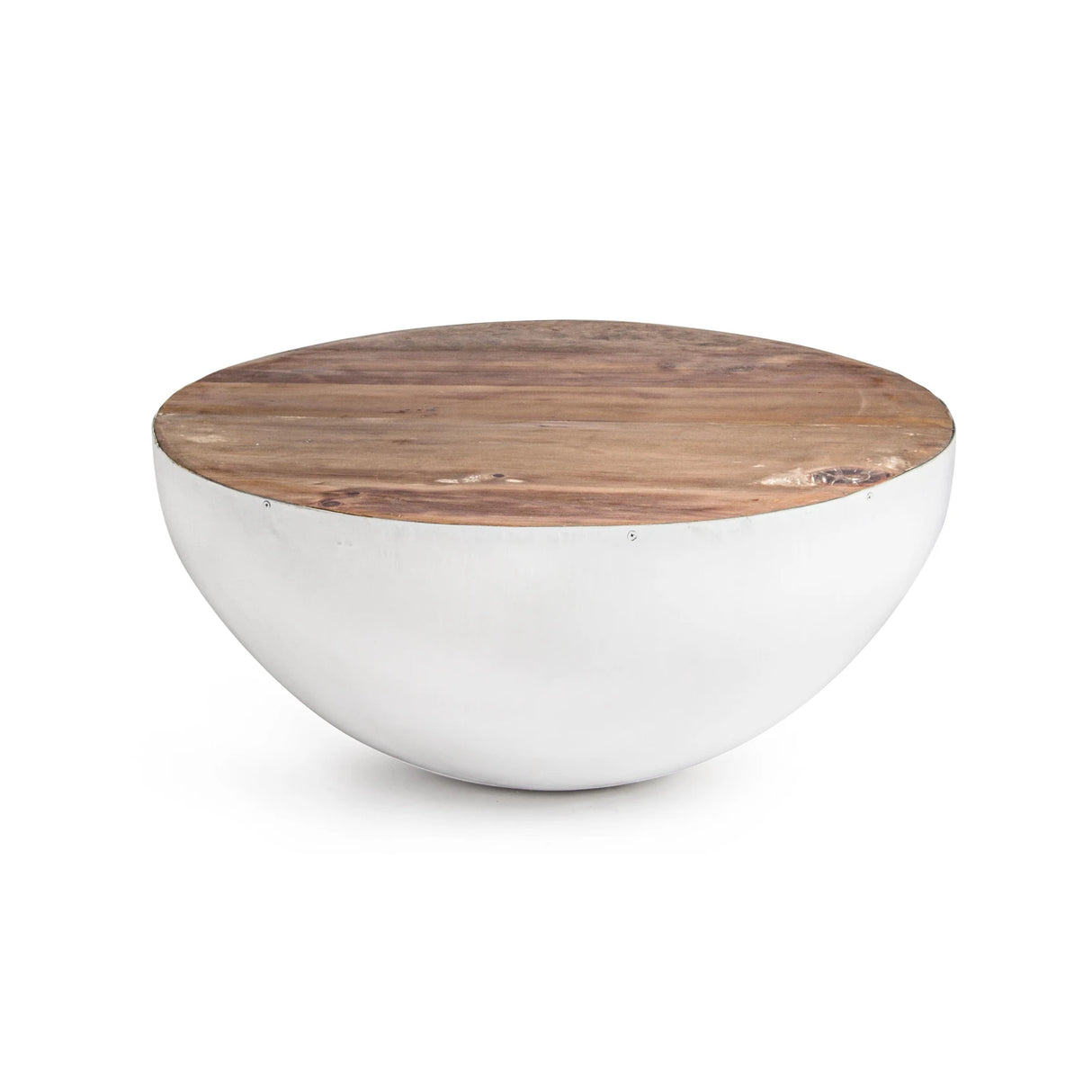 Couchtisch rund 70x70 Weiß Lancaster - ZEN ZONE Furniture