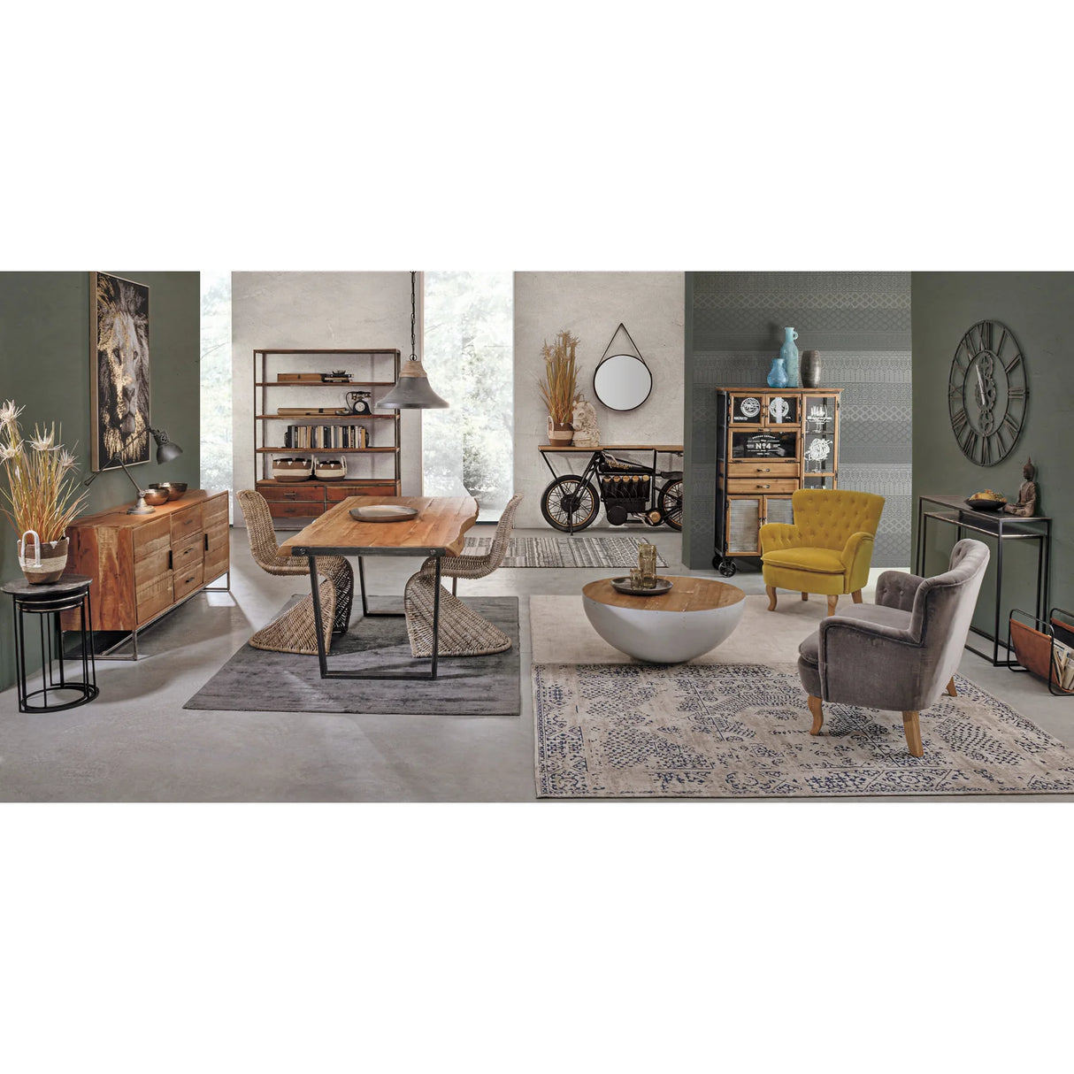 Couchtisch rund 90x90 Weiß Lancaster - ZEN ZONE Furniture