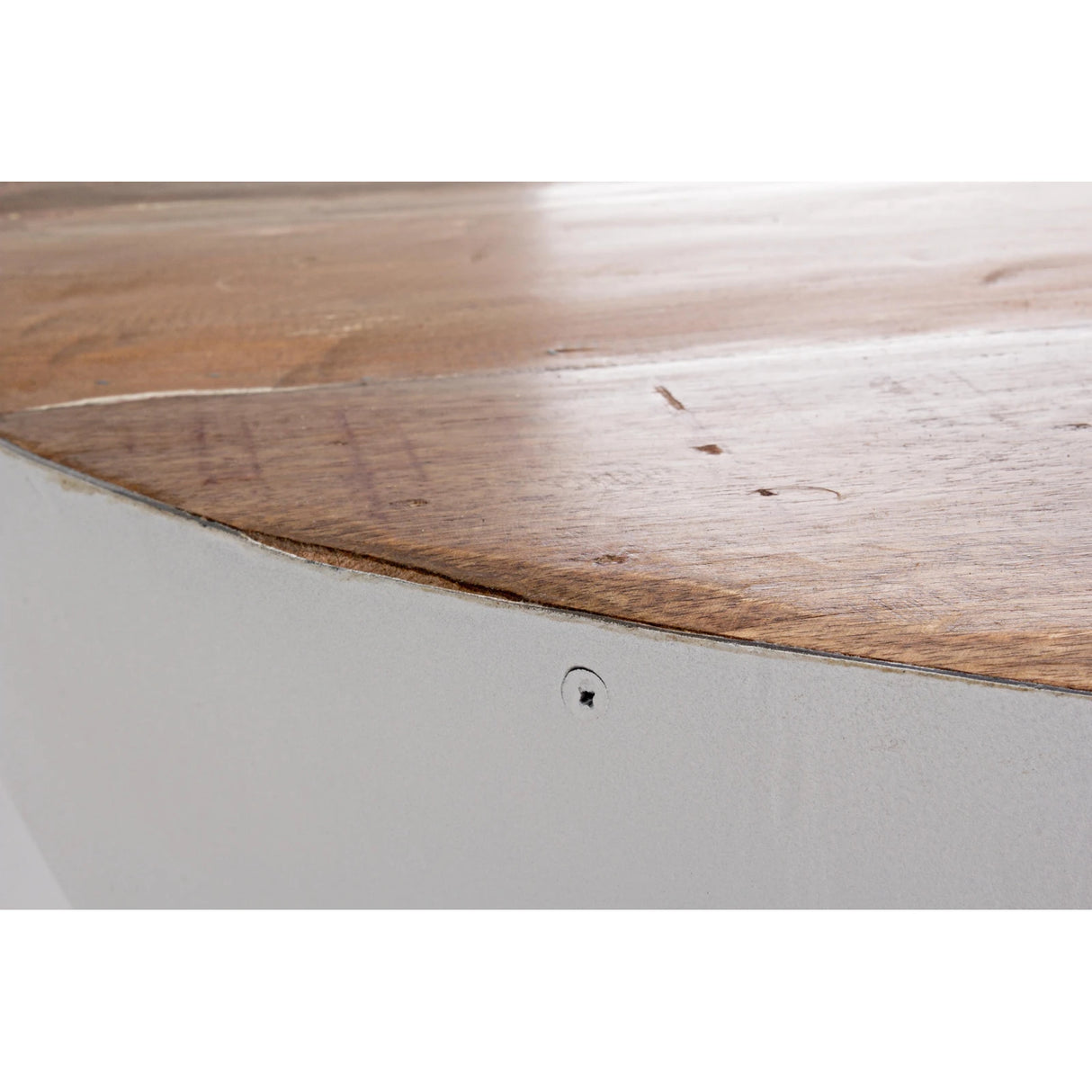 Couchtisch rund 90x90 Weiß Lancaster - ZEN ZONE Furniture