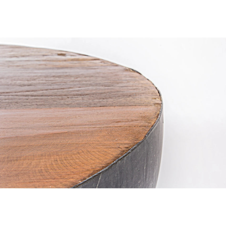 Couchtisch rund 90x90 Grau Lancaster - ZEN ZONE Furniture