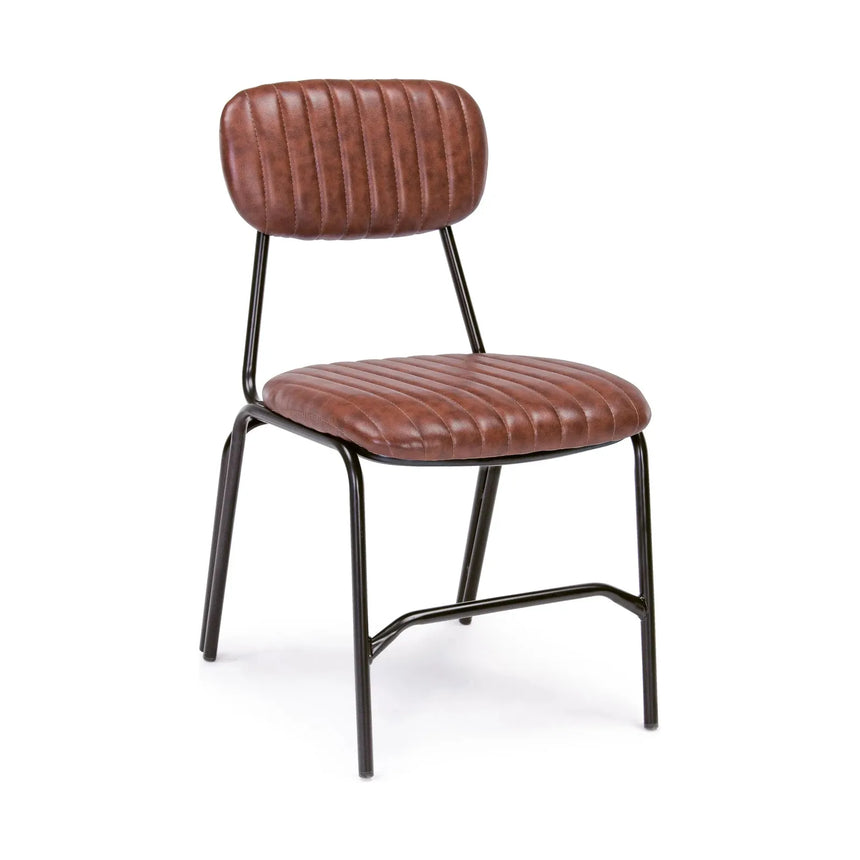 Debbie Stuhl Vintage Dunkelorange - ZEN ZONE Furniture