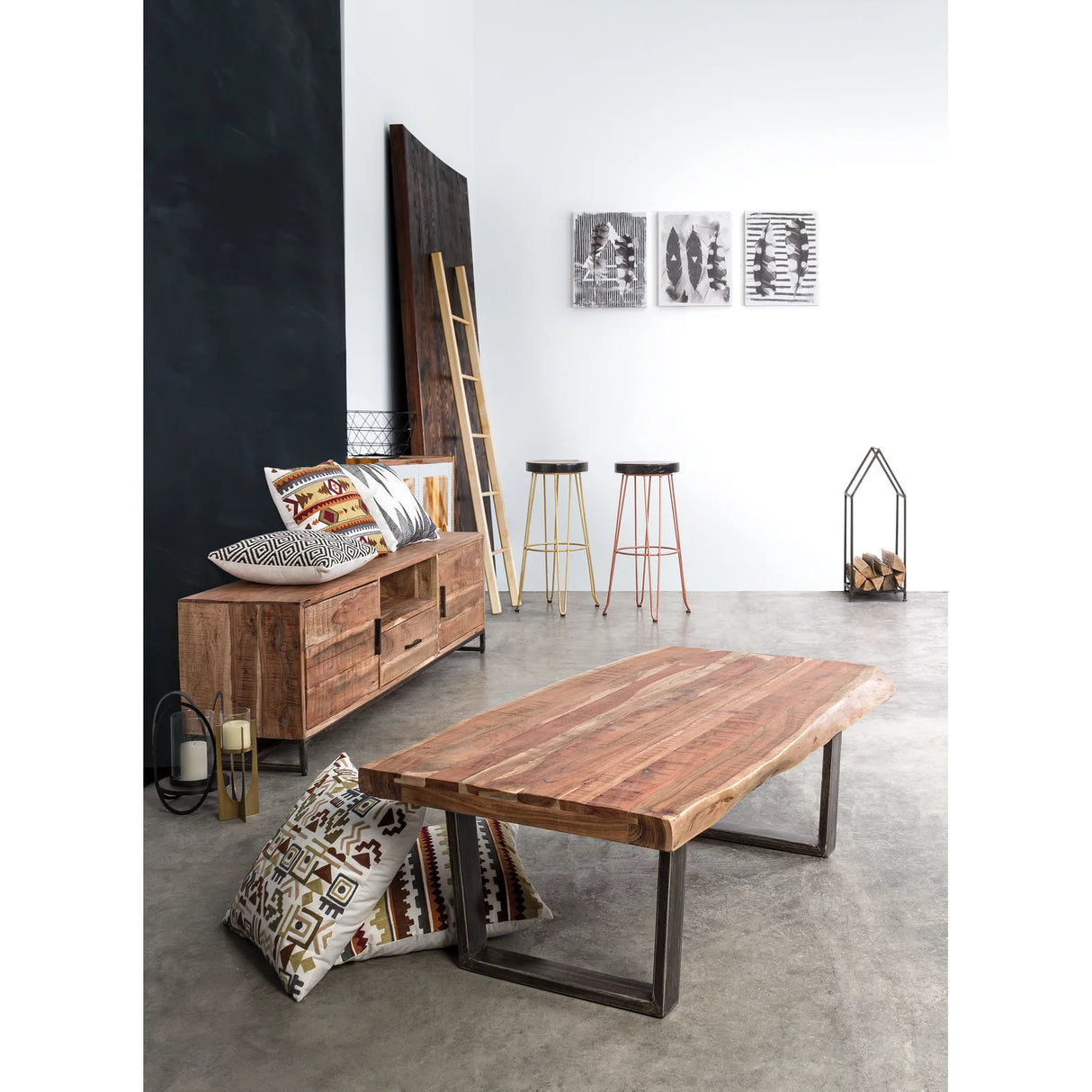 TV Sideboard Elmer mit 2 Türen und 1 Schublade - ZEN ZONE Furniture