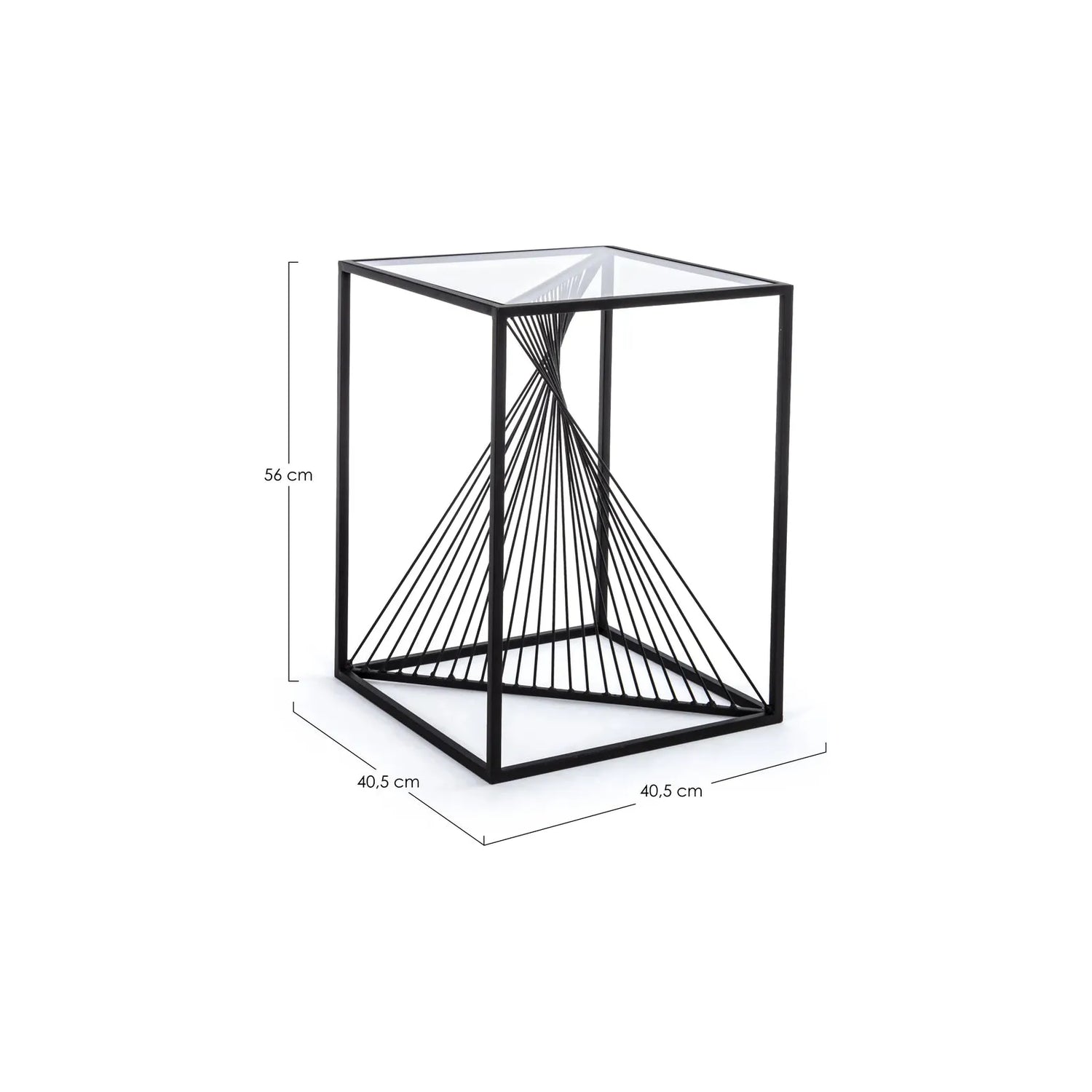 Espiralförmiger Couchtisch 40x40 cm - ZEN ZONE Furniture