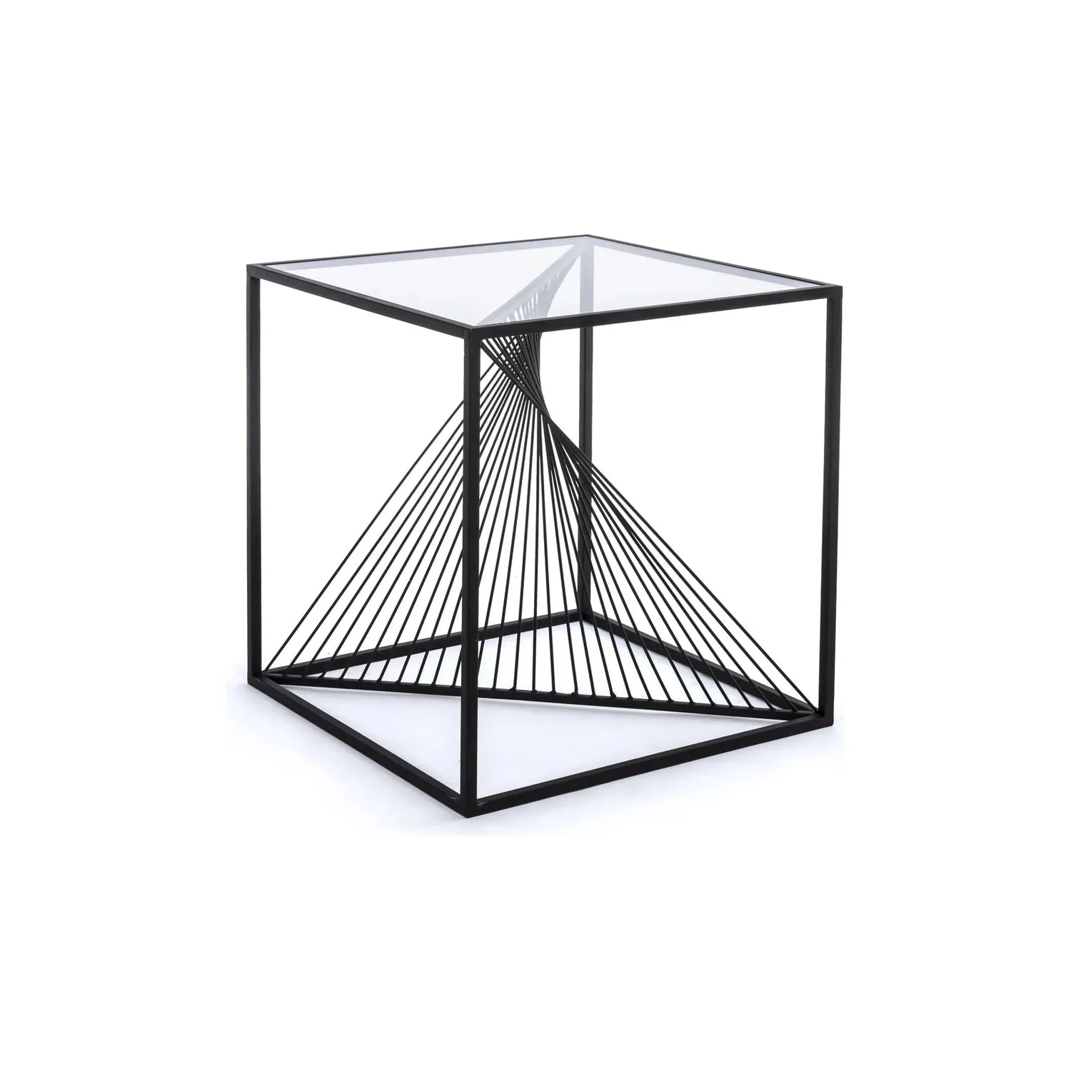 Espiralförmiger Couchtisch 48x48 cm - ZEN ZONE Furniture