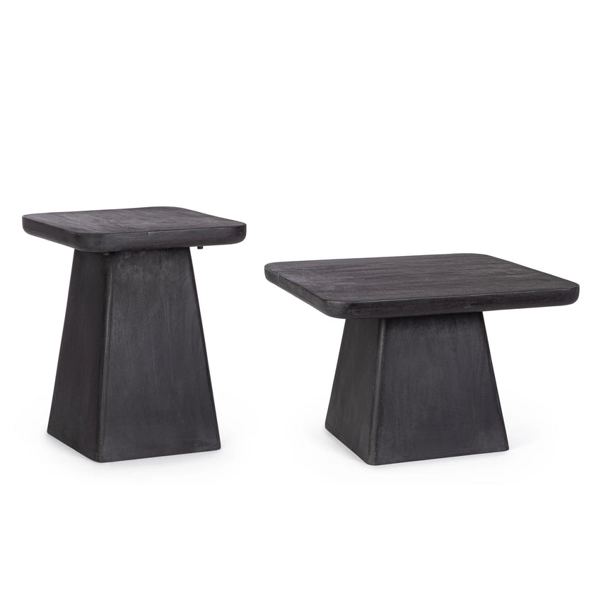2er Set Couchtisch quadratisch Fuji - ZEN ZONE Furniture