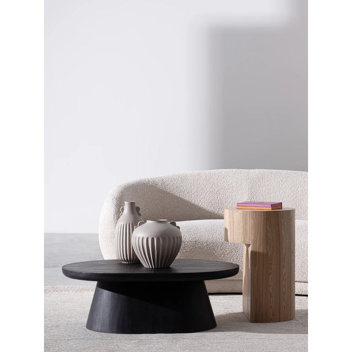 Beistelltisch oval 90x65 Fuji - ZEN ZONE Furniture