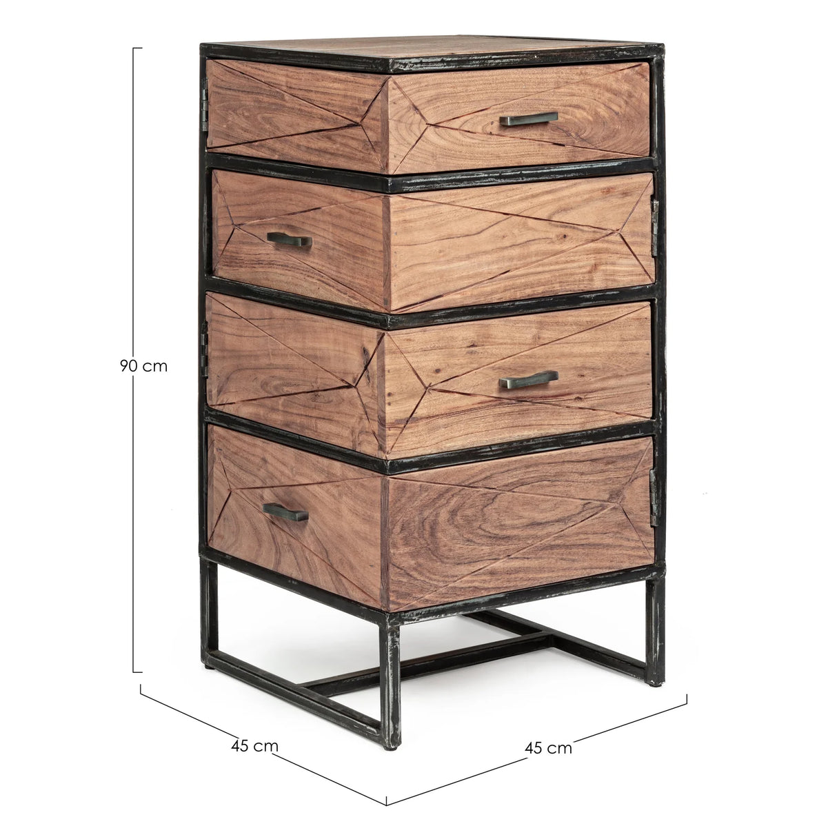 Kommode mit 4 Schubladen Egon - ZEN ZONE Furniture