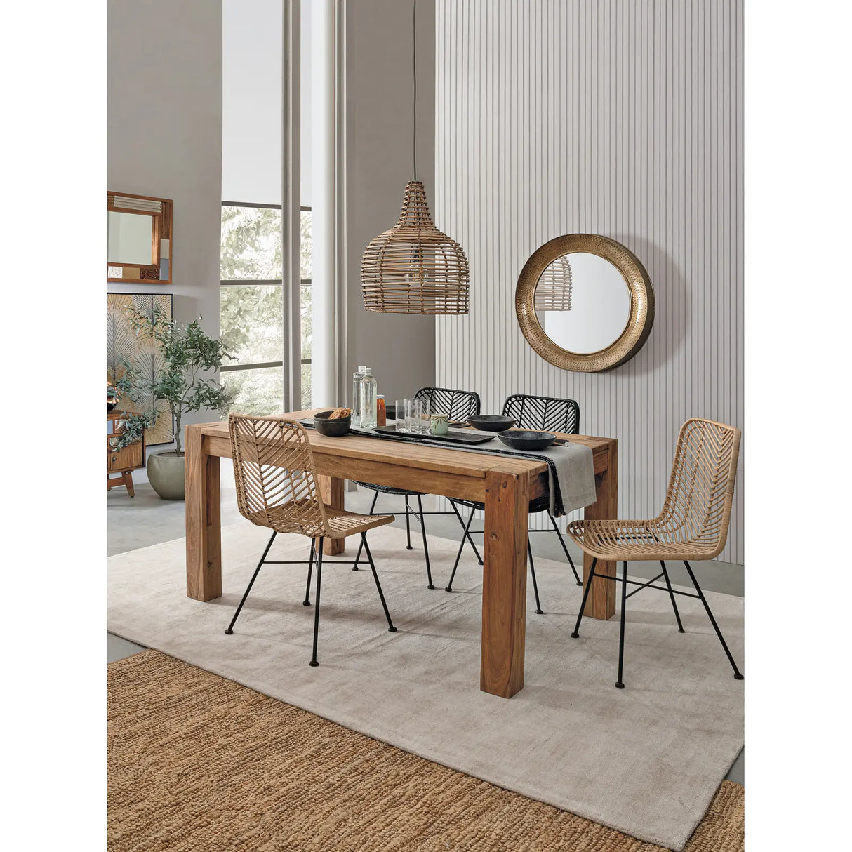 Esstisch ausziehbar 160-260x100cm Salford - ZEN ZONE Furniture