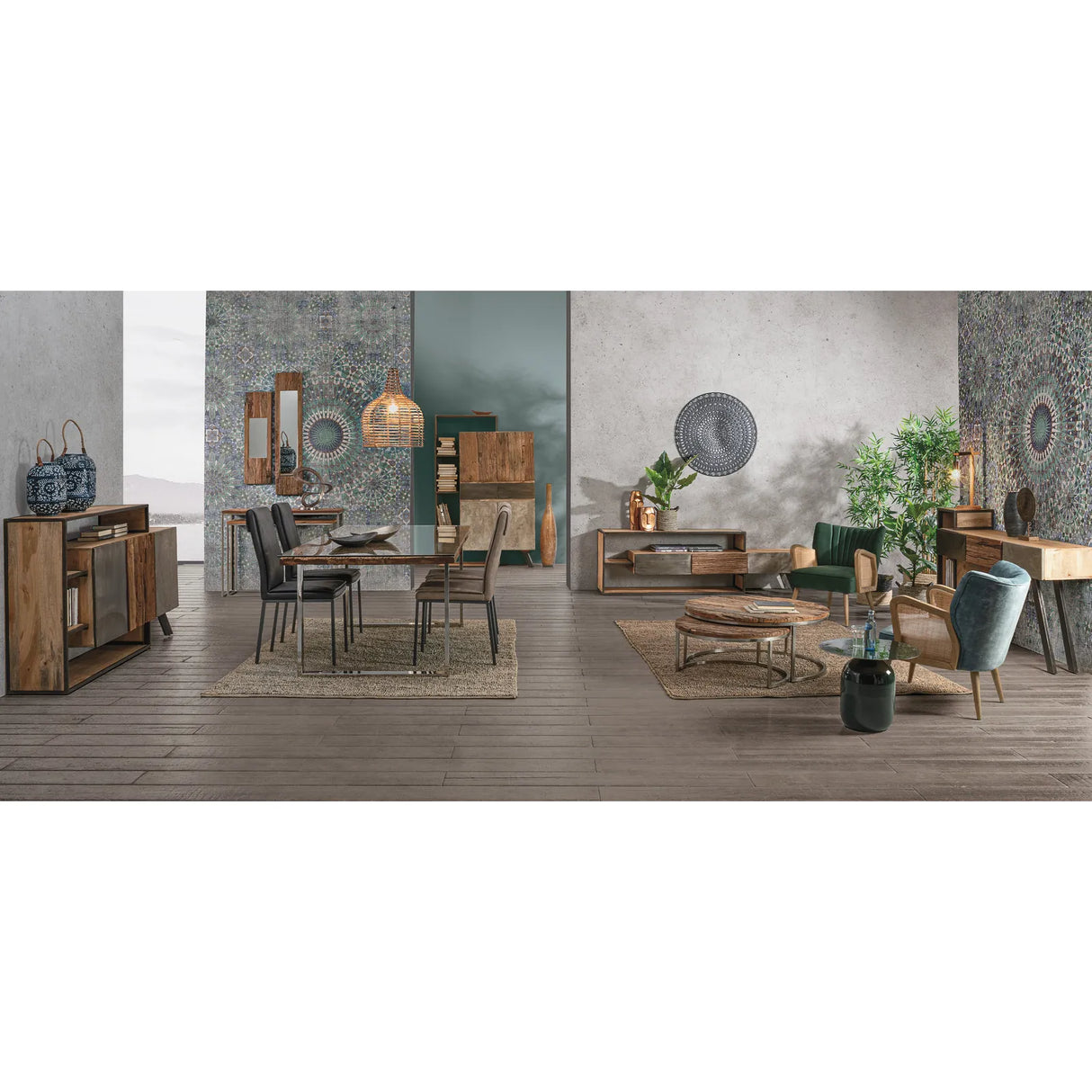TV Sideboard Manchester mit 3 Schubladen - ZEN ZONE Furniture