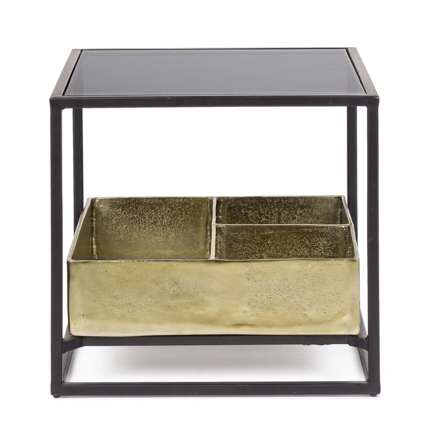 Beistelltisch mit Behälter 42x42 Mavila - ZEN ZONE Furniture