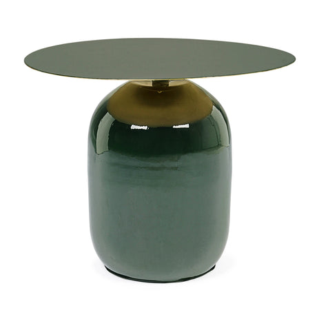 Beistelltisch 50x50 Nalima Dunkelgrün - ZEN ZONE Furniture