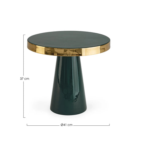 Beistelltisch 41x41 Nandika Dunklegrün - ZEN ZONE Furniture