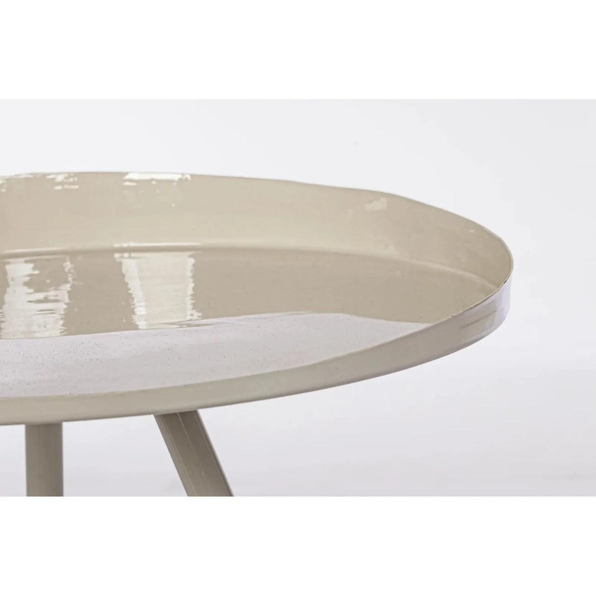 Anchita Couchtisch Creme 41 x 41 cm - ZEN ZONE Furniture