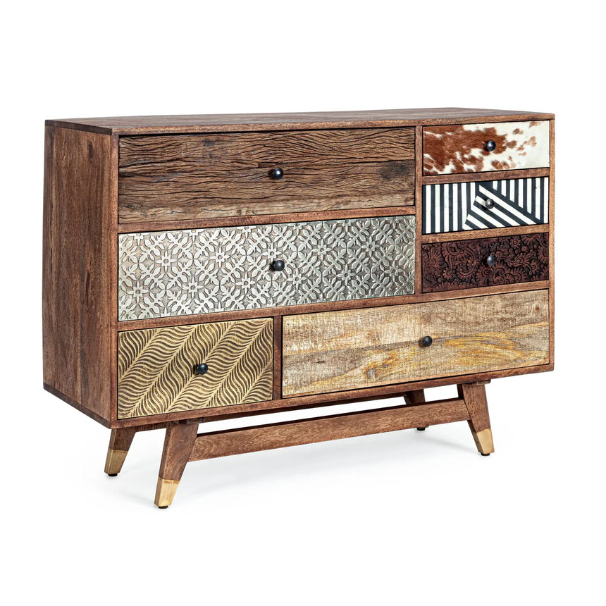 Kommode mit 7 Schubladen Dhaval - ZEN ZONE Furniture