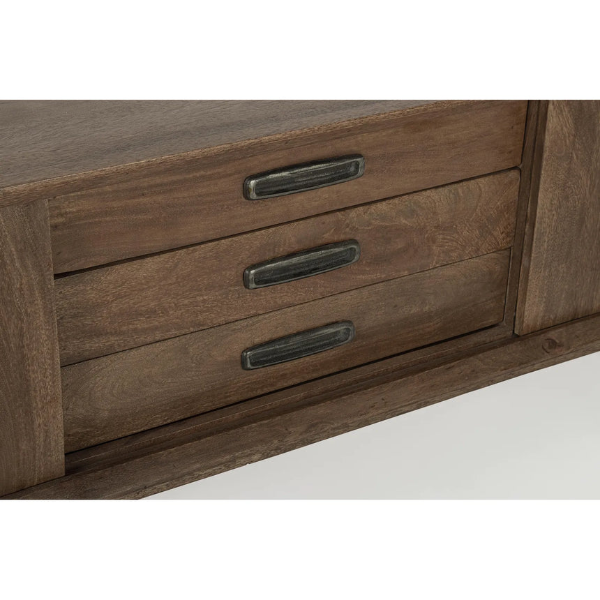 TV Sideboard mit 2 Türen und 3 Schubladen Sherman - ZEN ZONE Furniture