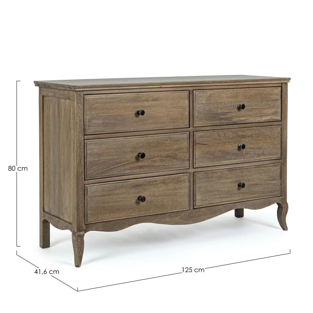 Kommode mit 6 Schubladen Domitille - ZEN ZONE Furniture