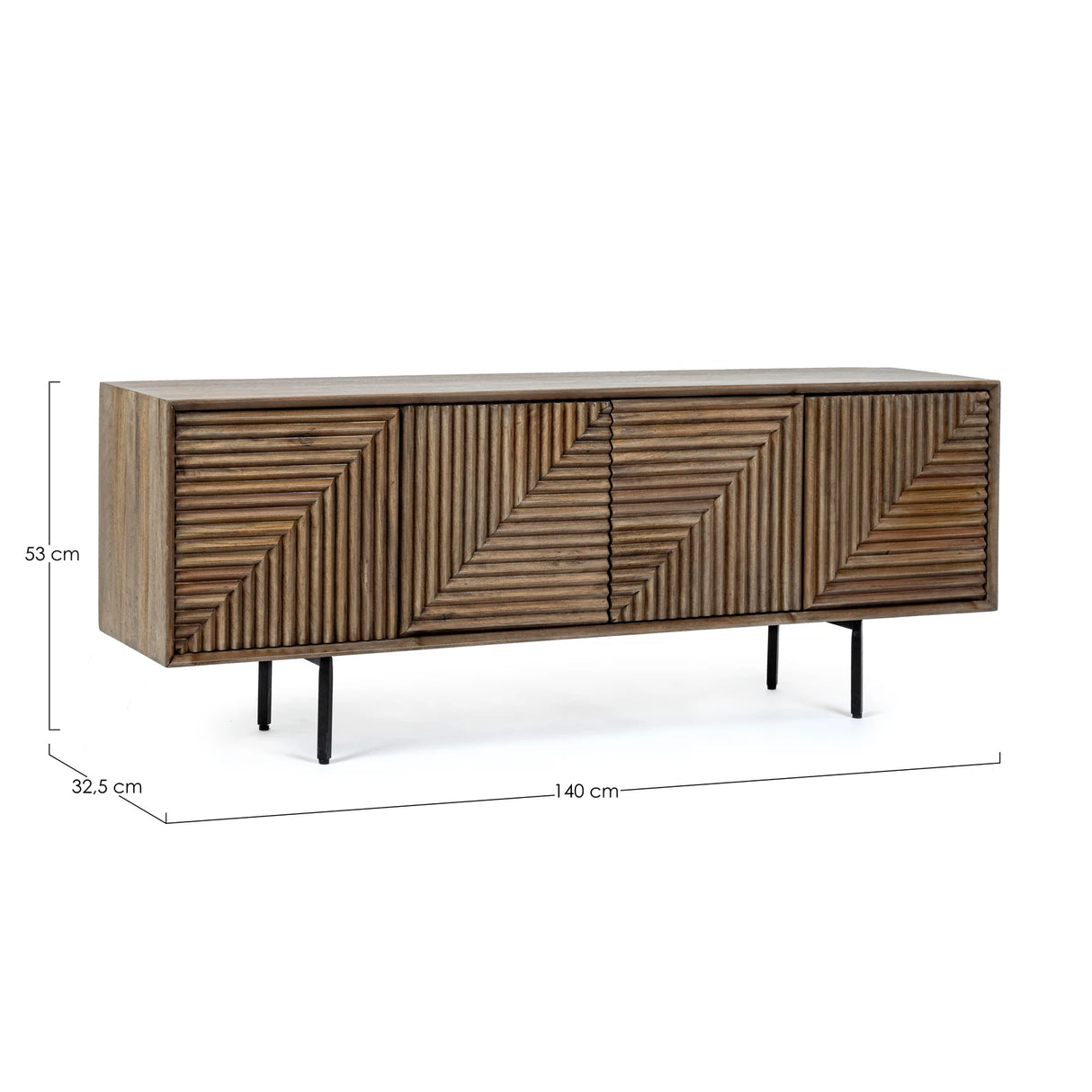 TV Sideboard mit 4 Schubladen Darsey - ZEN ZONE Furniture