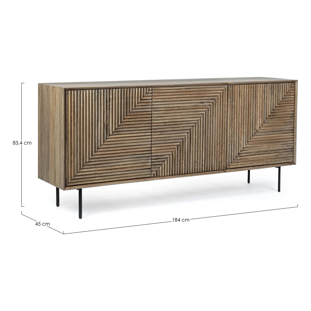 Darsey Sideboard mit 3 Türen - ZEN ZONE Furniture