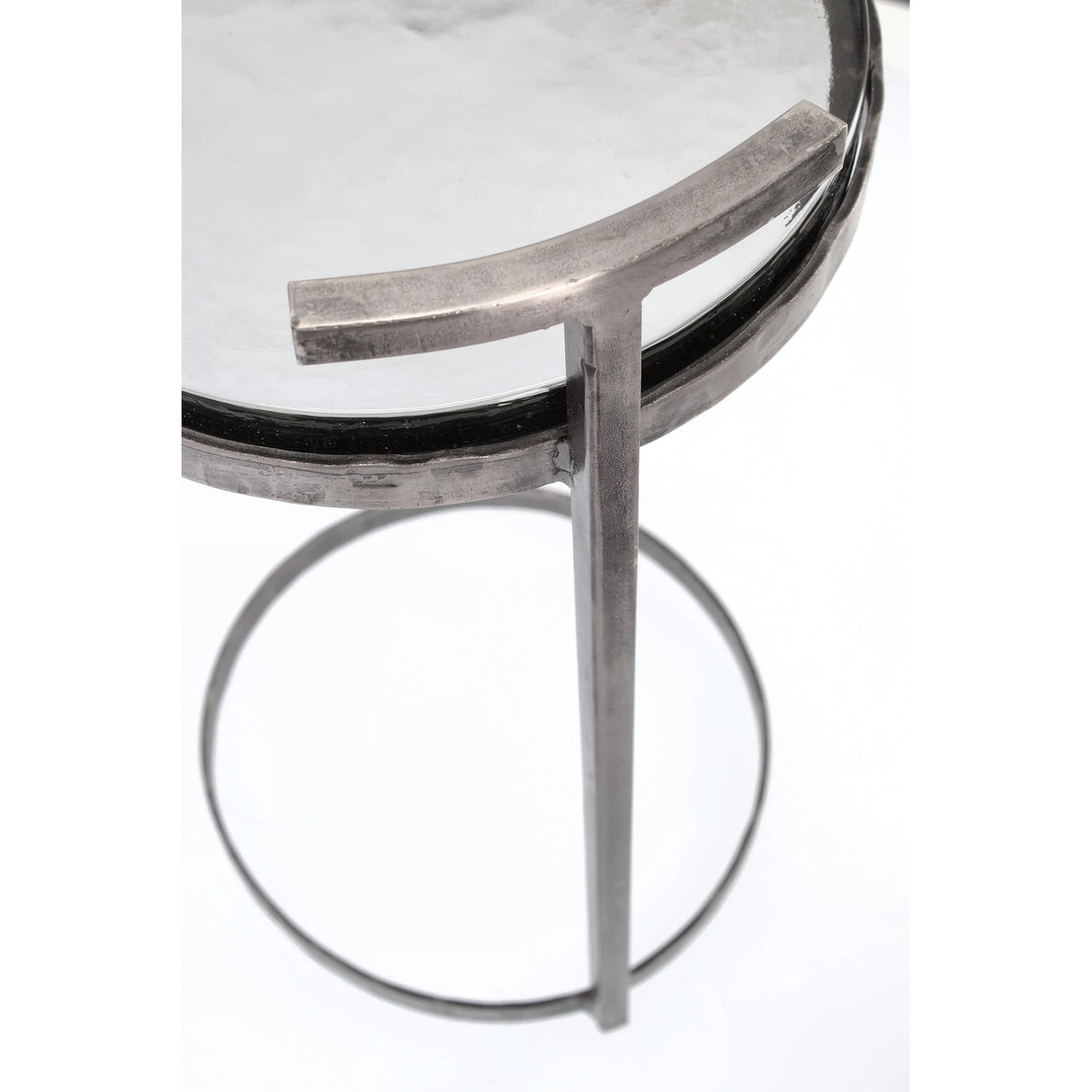 Couchtisch Zayla Rund Nickel Höhe 64cm - ZEN ZONE Furniture