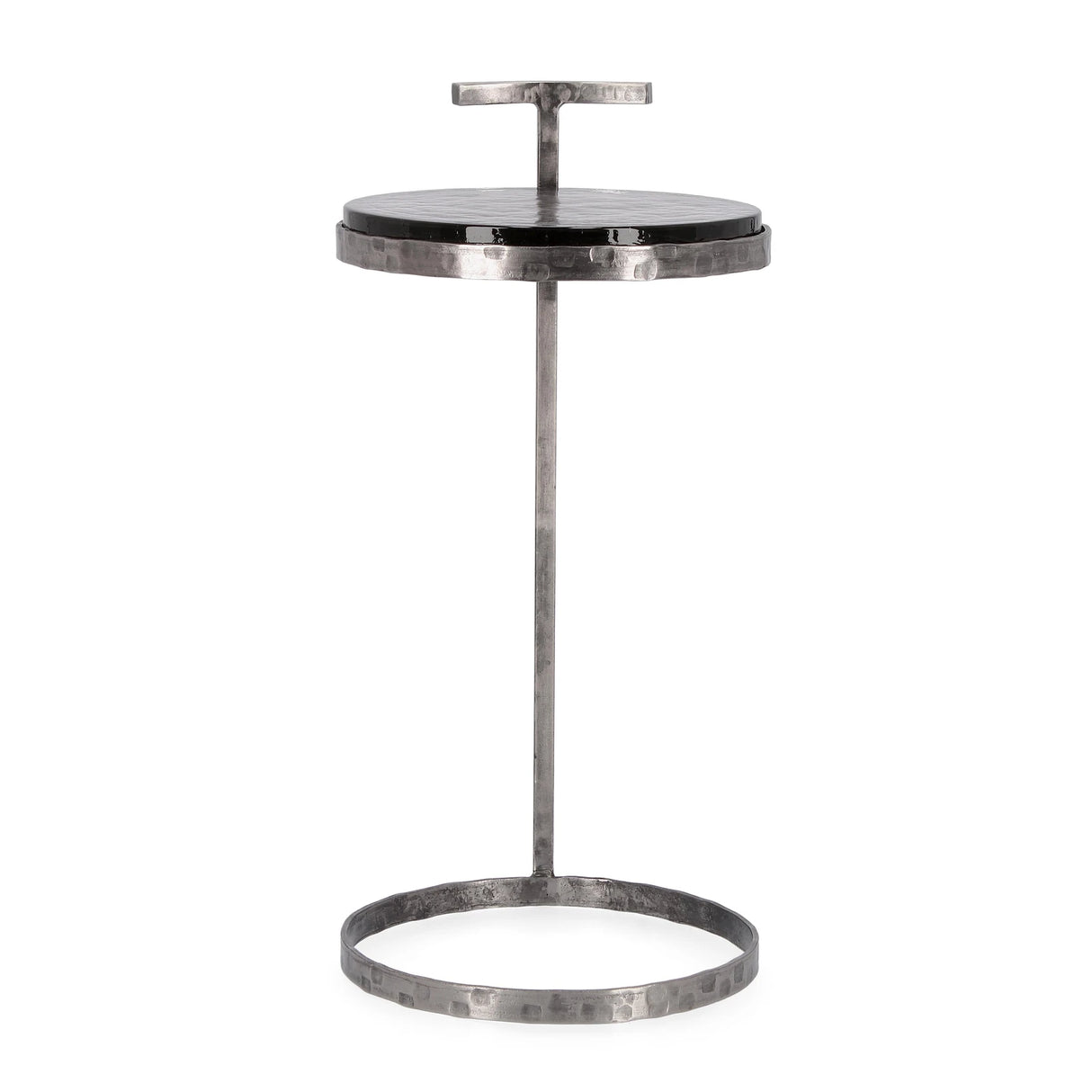 Couchtisch Zayla Rund Nickel Höhe 64cm - ZEN ZONE Furniture