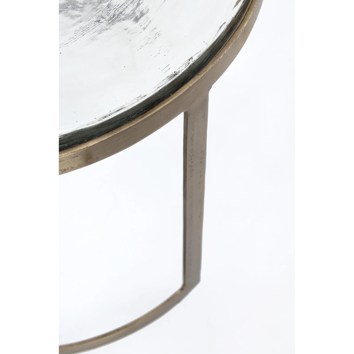 2er Set Couchtisch Messing rund YX54 Zayla - ZEN ZONE Furniture