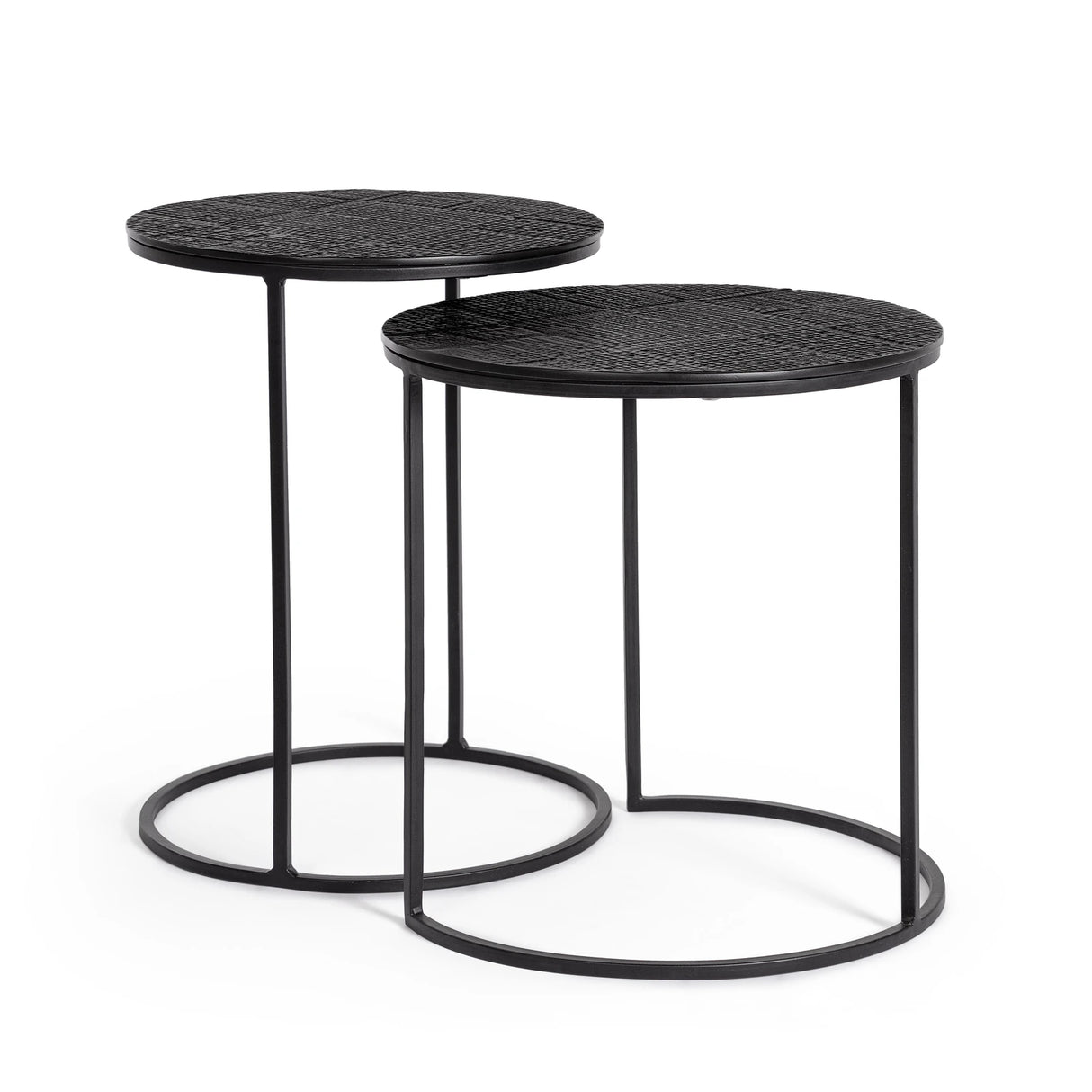 2er Set Couchtisch rund Aziza - ZEN ZONE Furniture