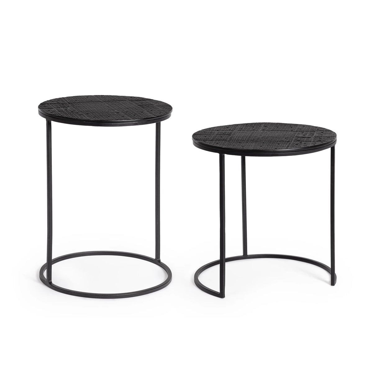 2er Set Couchtisch rund Aziza - ZEN ZONE Furniture