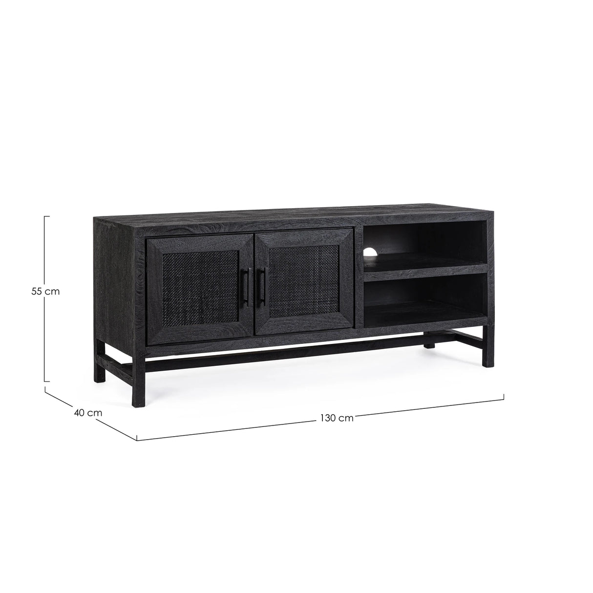 TV Sideboard Weston mit 2 Türen und 2 Bretter - ZEN ZONE Furniture