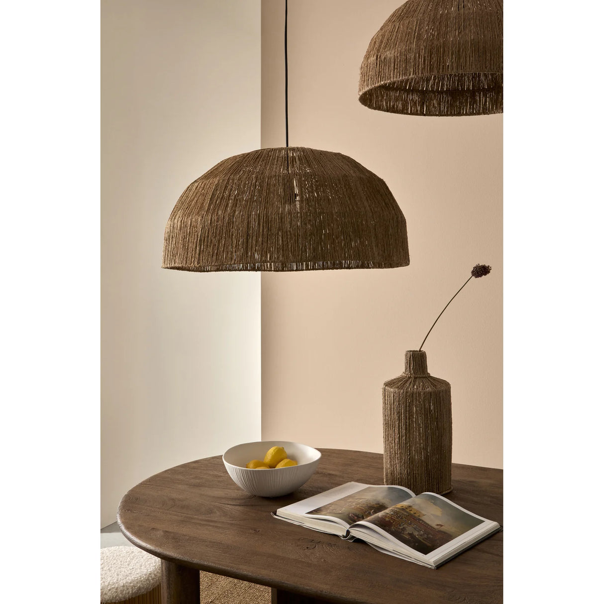 Esstisch Oval Braun 210x100cm Orlando - ZEN ZONE Furniture