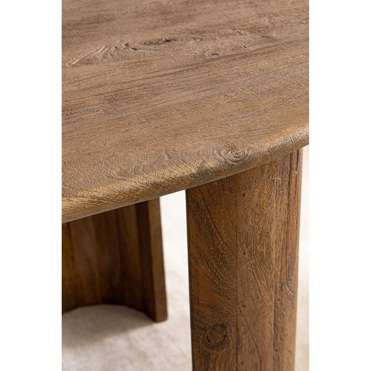 Esstisch Oval Braun 210x100cm Orlando - ZEN ZONE Furniture