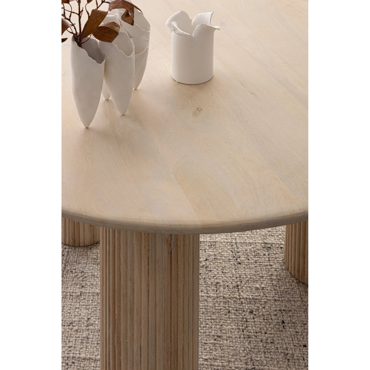 Esstisch Naturfarbe 120cm Dacca - ZEN ZONE Furniture