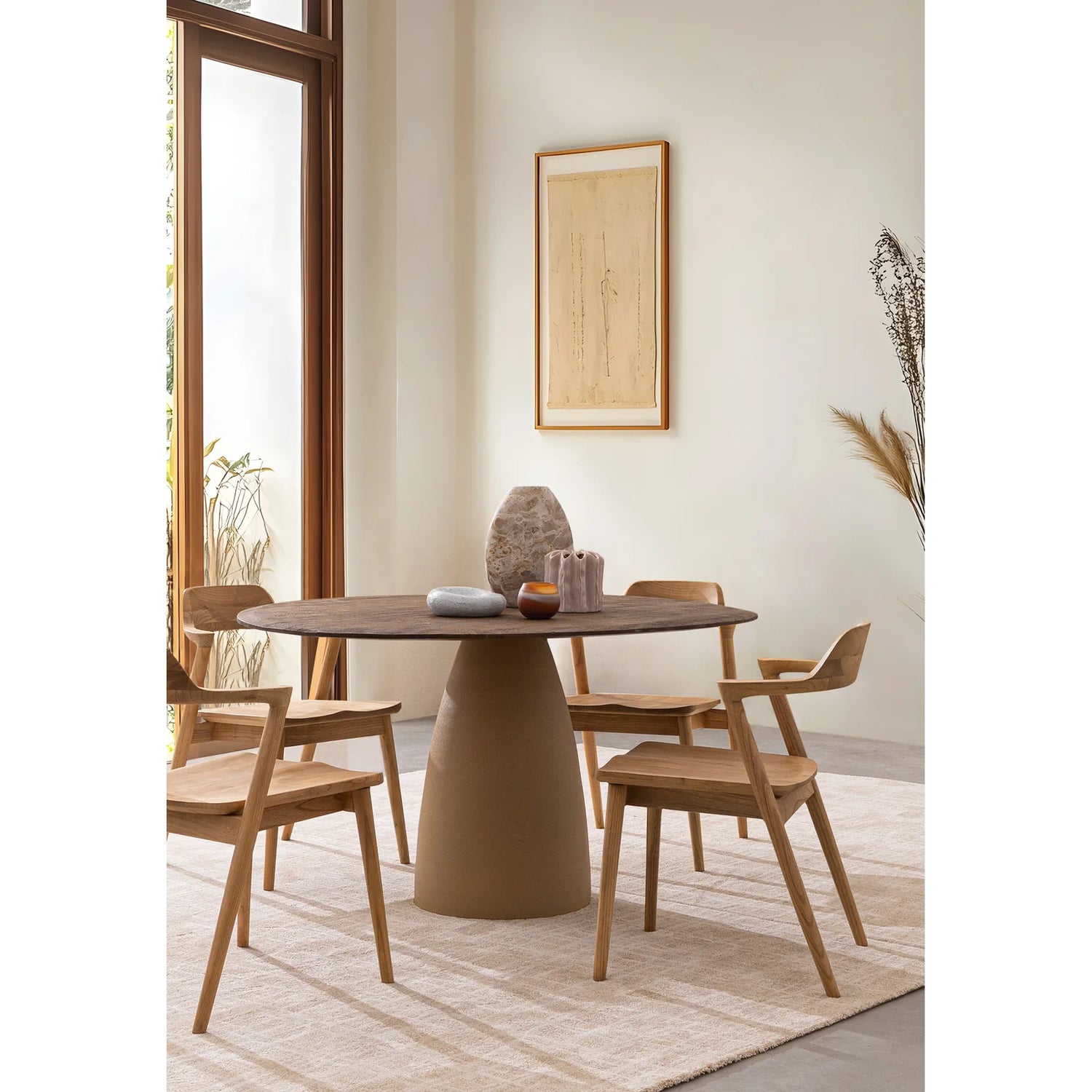 Esstisch Top Rustik Braun 140cm Stanley - ZEN ZONE Furniture