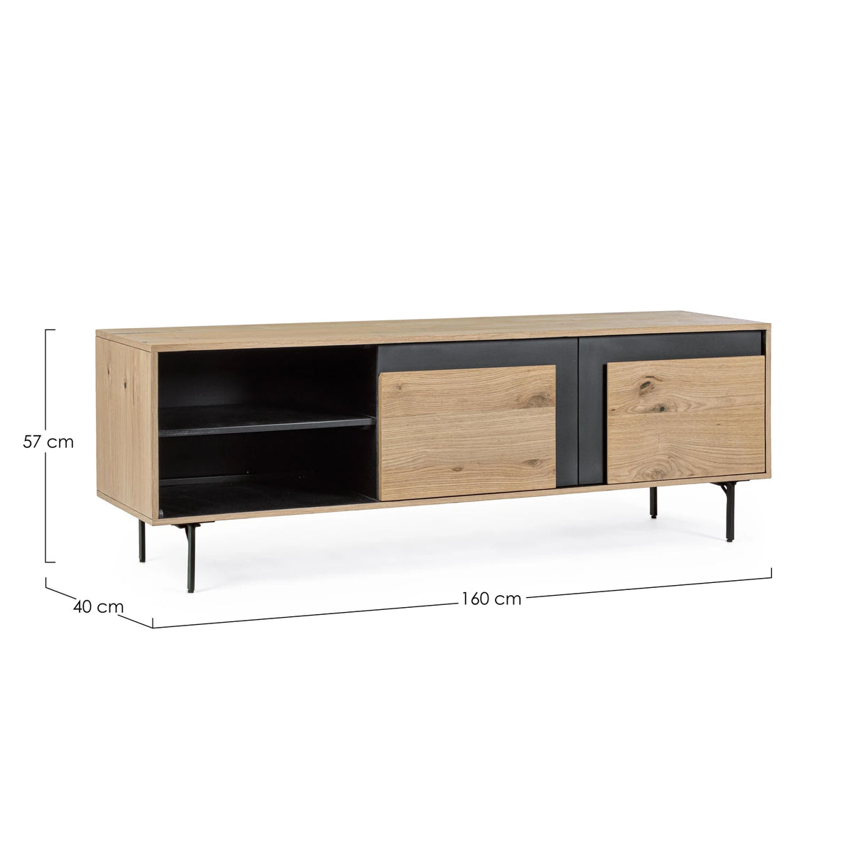 TV Sideboard mit 2 Türen Stanwood - ZEN ZONE Furniture