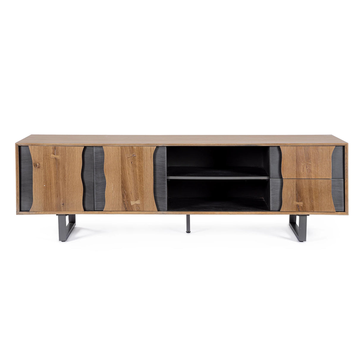 TV Sideboard mit 3 Türen und 2 Schubladen Garwood - ZEN ZONE Furniture
