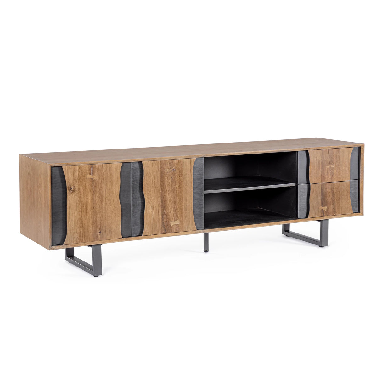 TV Sideboard mit 3 Türen und 2 Schubladen Garwood - ZEN ZONE Furniture