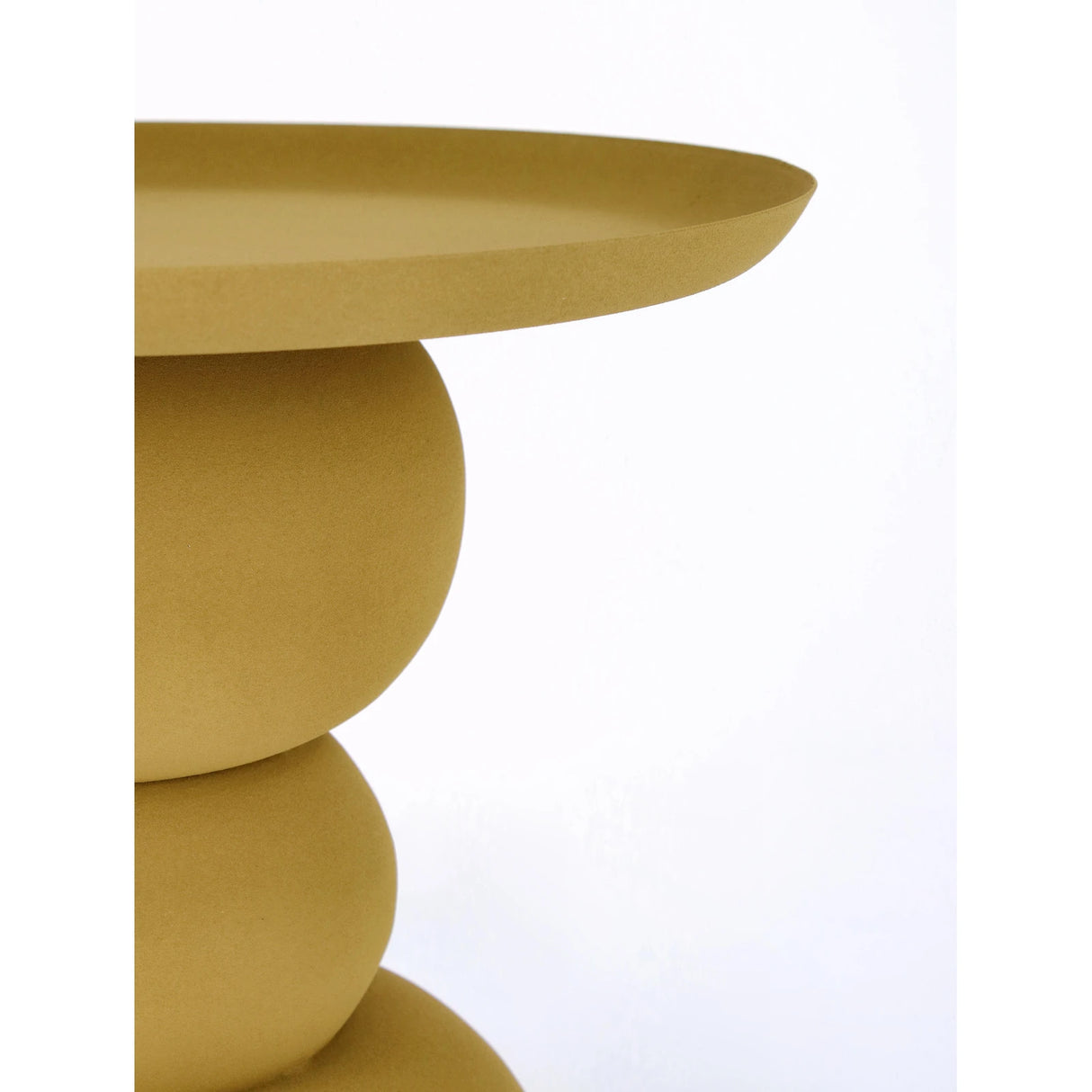 Couchtisch Senffarbig rund 41x41 Alpa - ZEN ZONE Furniture