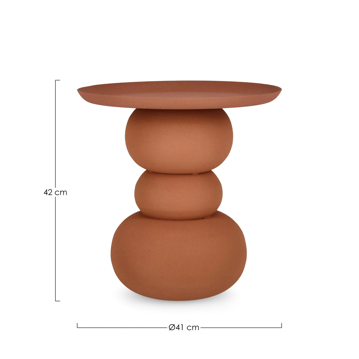 Couchtisch Tonerde rund 41x41 Alpa - ZEN ZONE Furniture