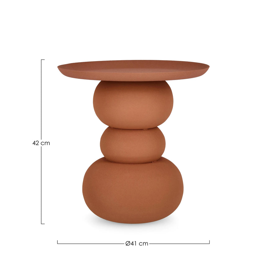 Couchtisch Tonerde rund 41x41 Alpa - ZEN ZONE Furniture