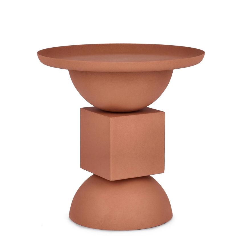 Couchtisch Tonerde rund 40,5x40,5 Alka - ZEN ZONE Furniture