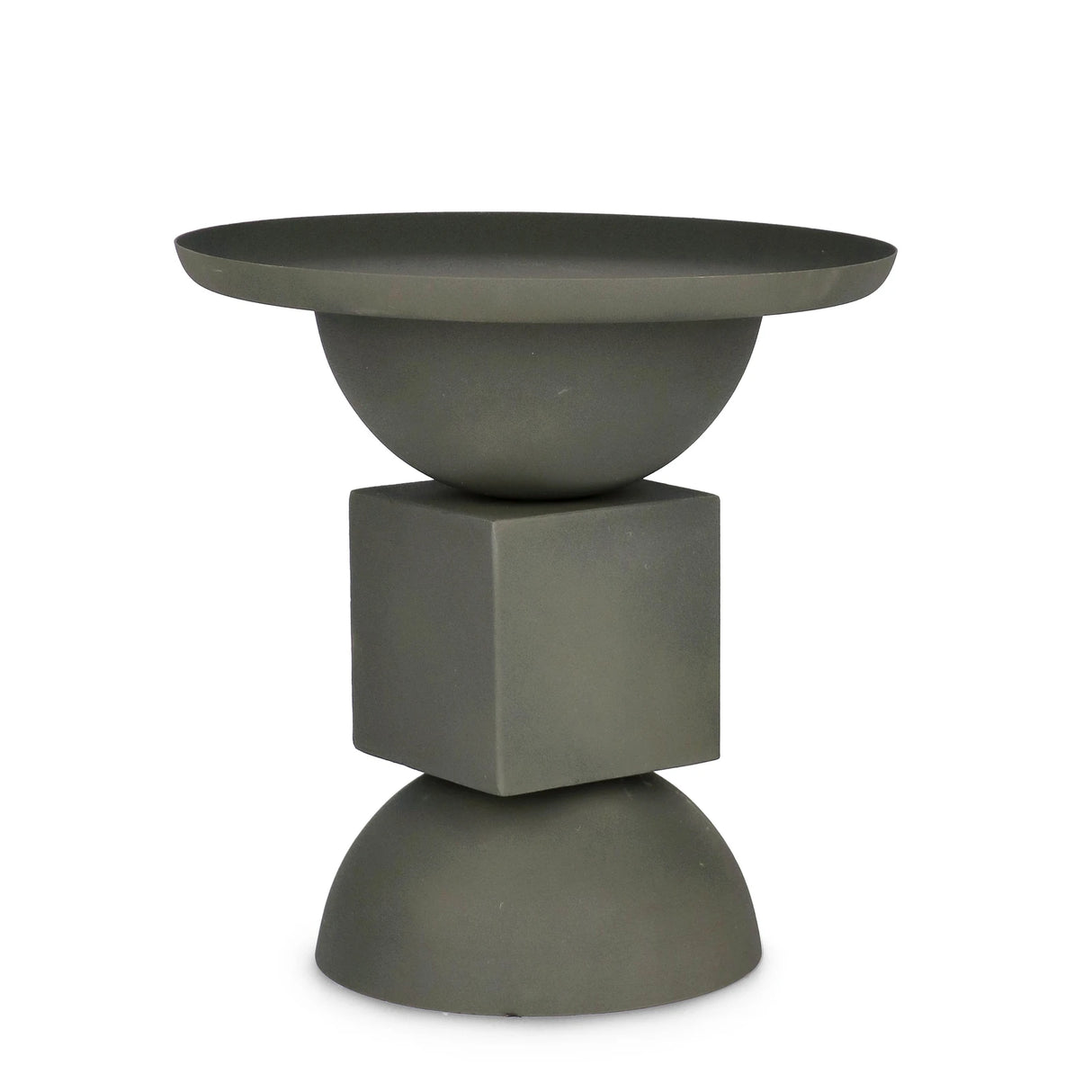 Couchtisch Grün rund 40,5x40,5 Alka - ZEN ZONE Furniture