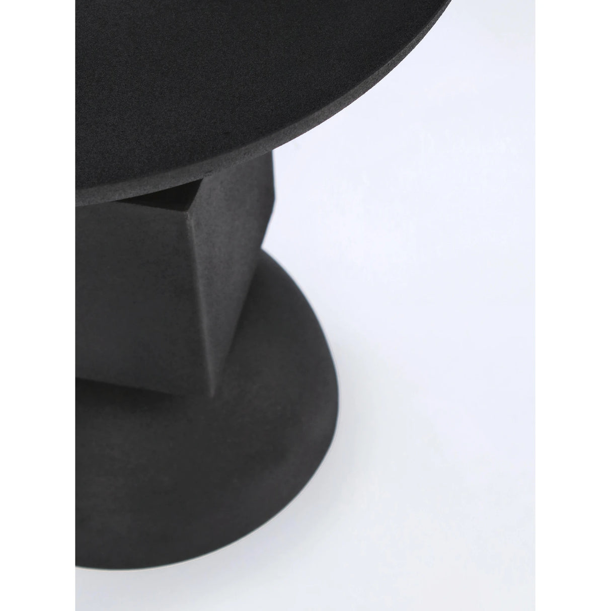 Couchtisch Schwarz rund 40,5x40,5 Alka - ZEN ZONE Furniture