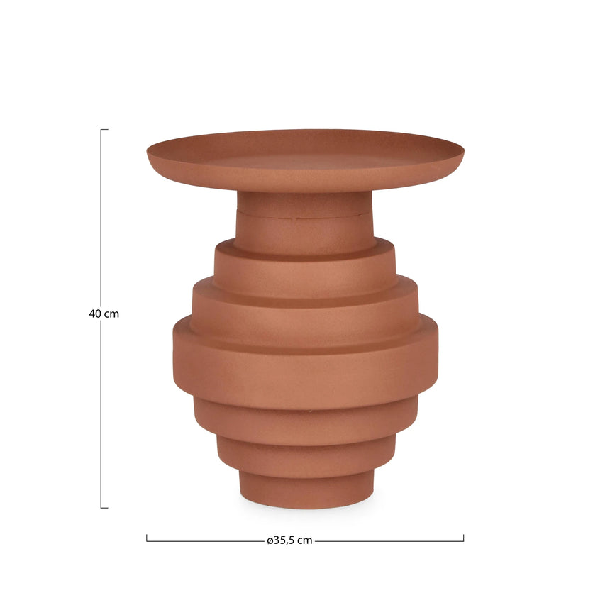 Couchtisch Tonerde rund 35,5x35,5 Amba - ZEN ZONE Furniture