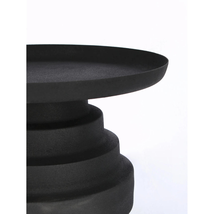 Couchtisch Schwarz rund 40x40 Amba - ZEN ZONE Furniture