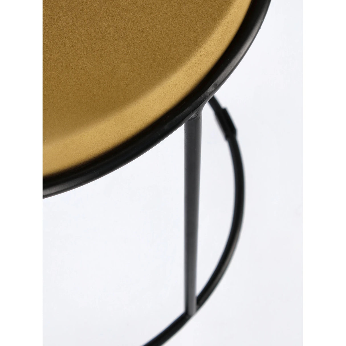 2er Set Couchtisch Senf/Schwarz Ketaki - ZEN ZONE Furniture