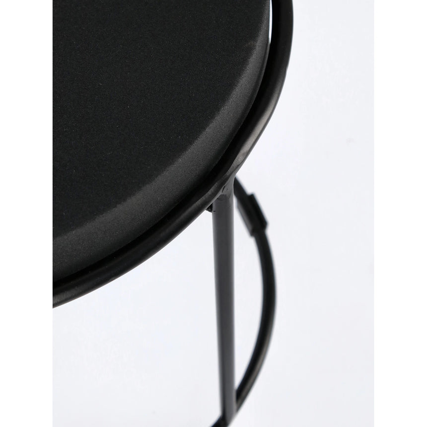 2er Set Couchtisch Senf/Schwarz Ketaki - ZEN ZONE Furniture