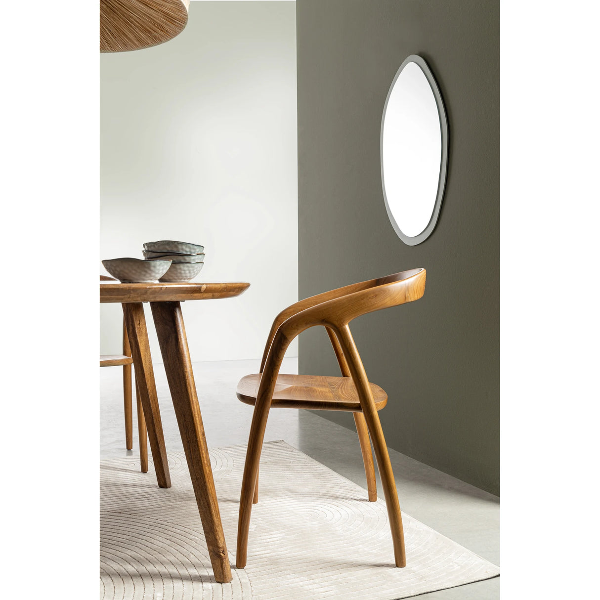 Essstuhl mit Armlehne Dotty - ZEN ZONE Furniture