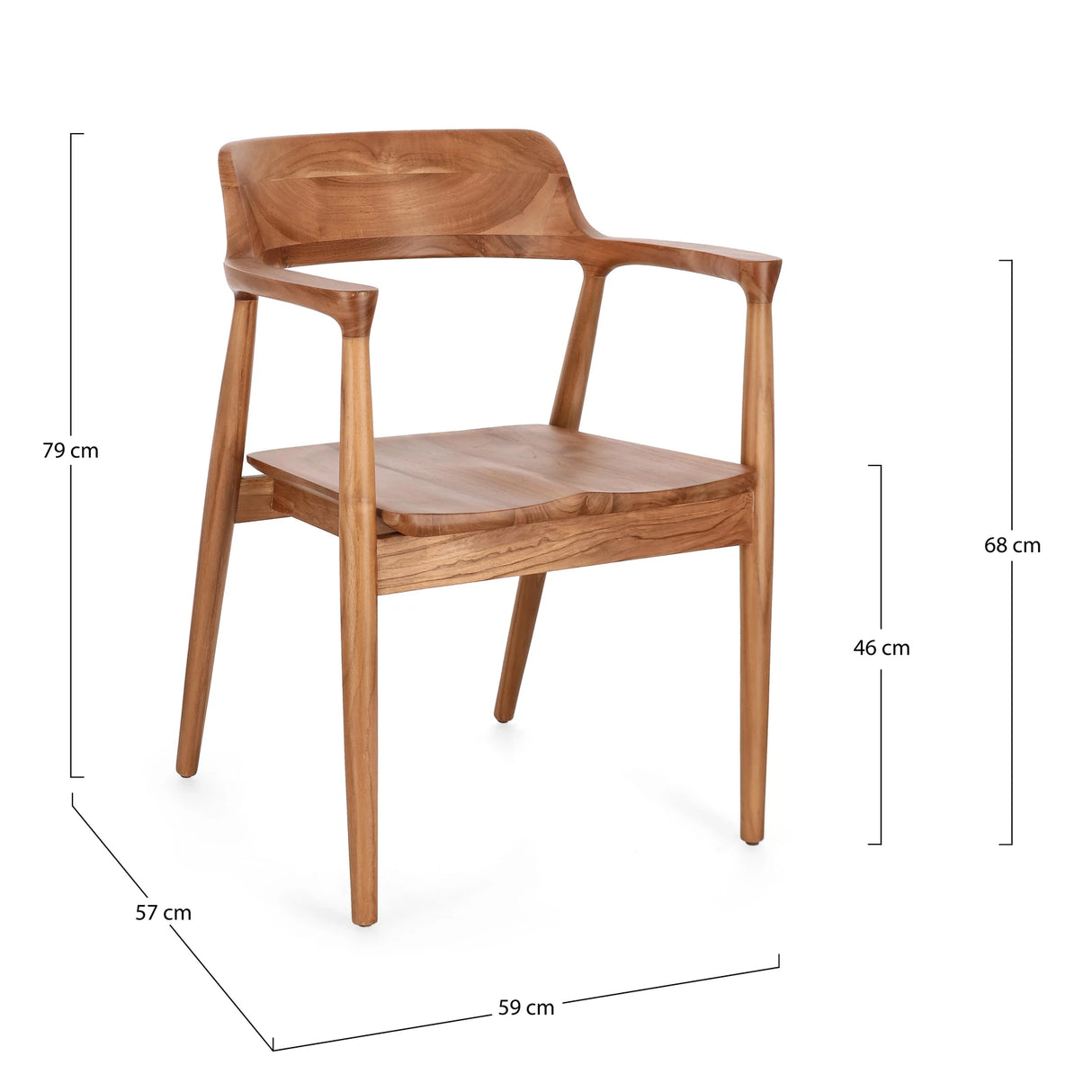 Essstuhl mit Armlehne Suzy - ZEN ZONE Furniture