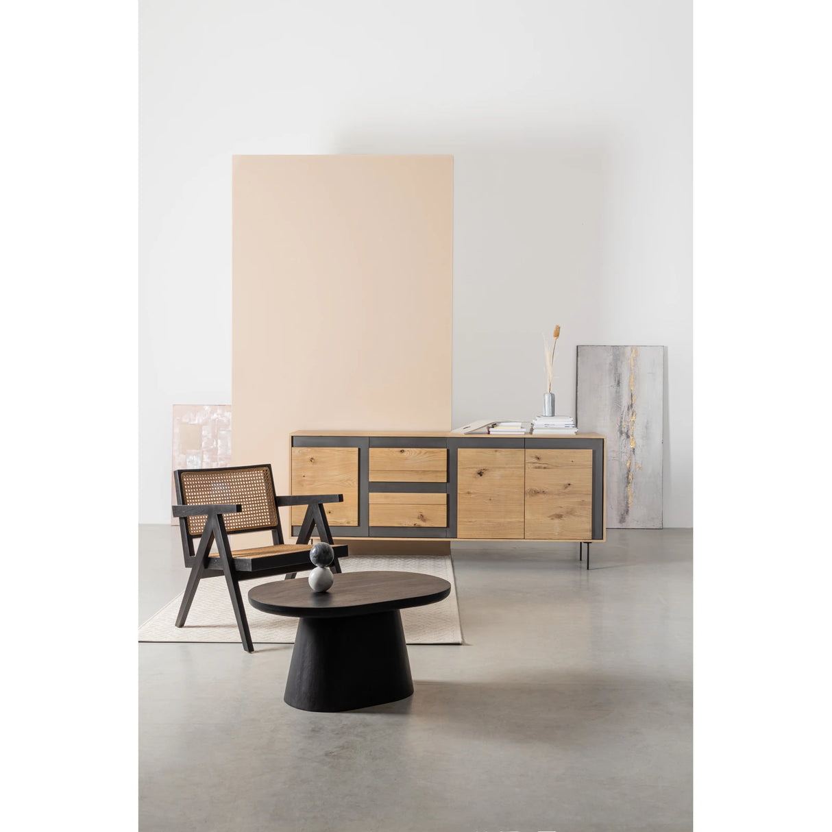 Lounge-Sessel Galia Schwarz - ZEN ZONE Furniture