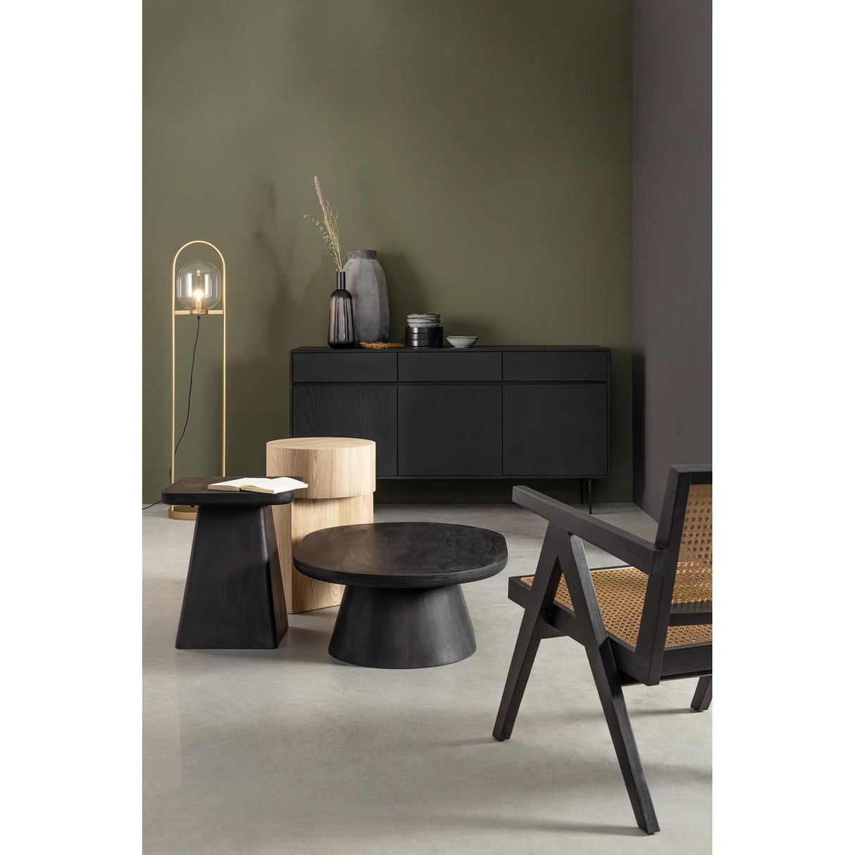 Lounge-Sessel Galia Schwarz - ZEN ZONE Furniture