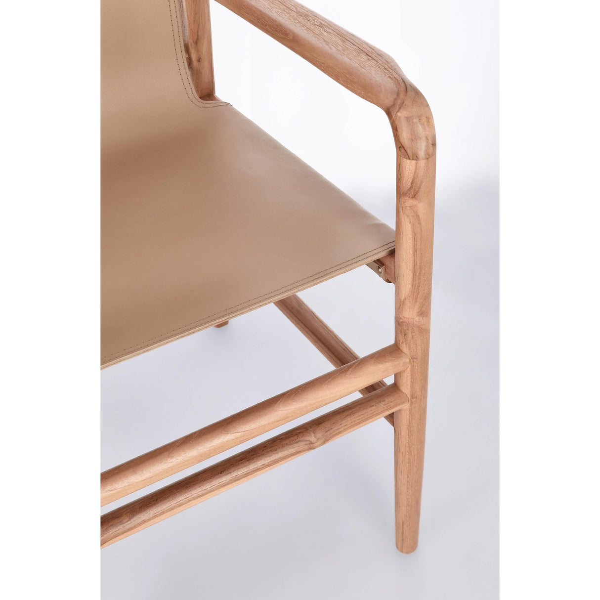 Essstuhl mit Armlehne Caroline Taupe - ZEN ZONE Furniture